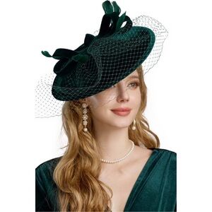 Tea Party Fascinator Hat Kentucky Fascinator Derby Headband Pillbox Hat new